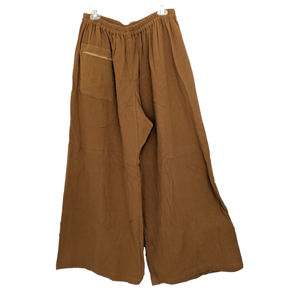 Taoist Monk 2 Piece Winter Pajamas Brown XL Tai Chi Meditation  Suit - Picture 4 of 14